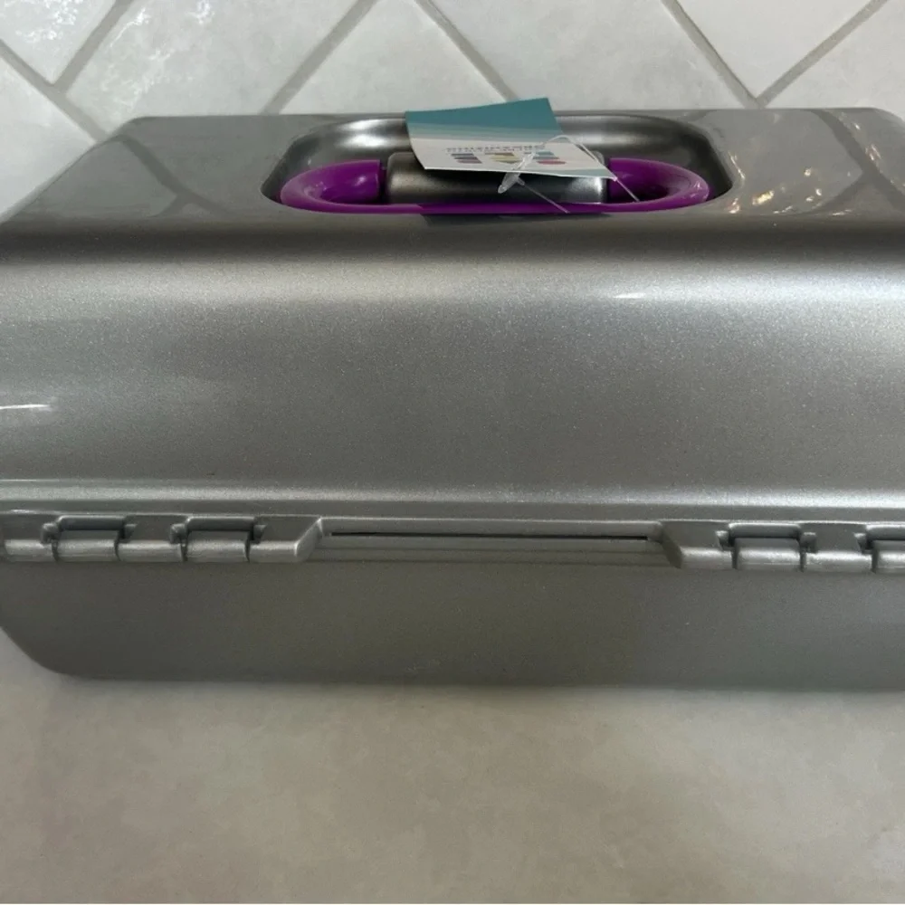 Caboodles Silver and Purple Organizer